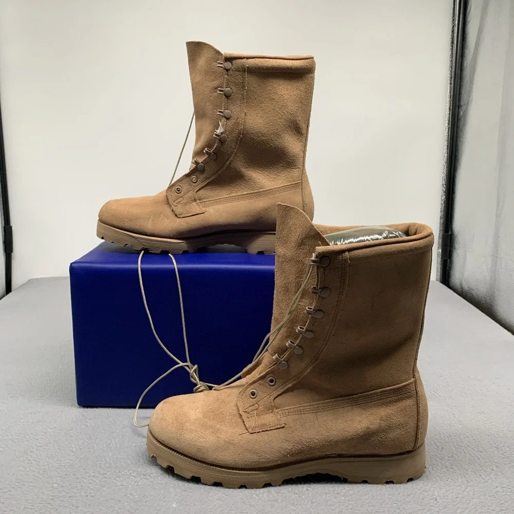 Belleville ICWT Military Combat Boots Tan Men's Sz 12R  Goretex, Vibram Sole NEW